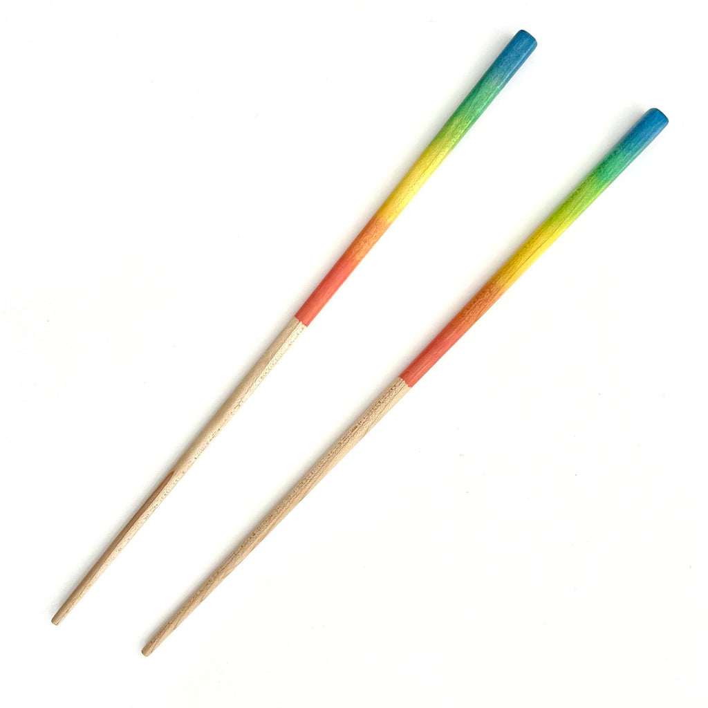 Bright Reverse Rainbow Chopsticks