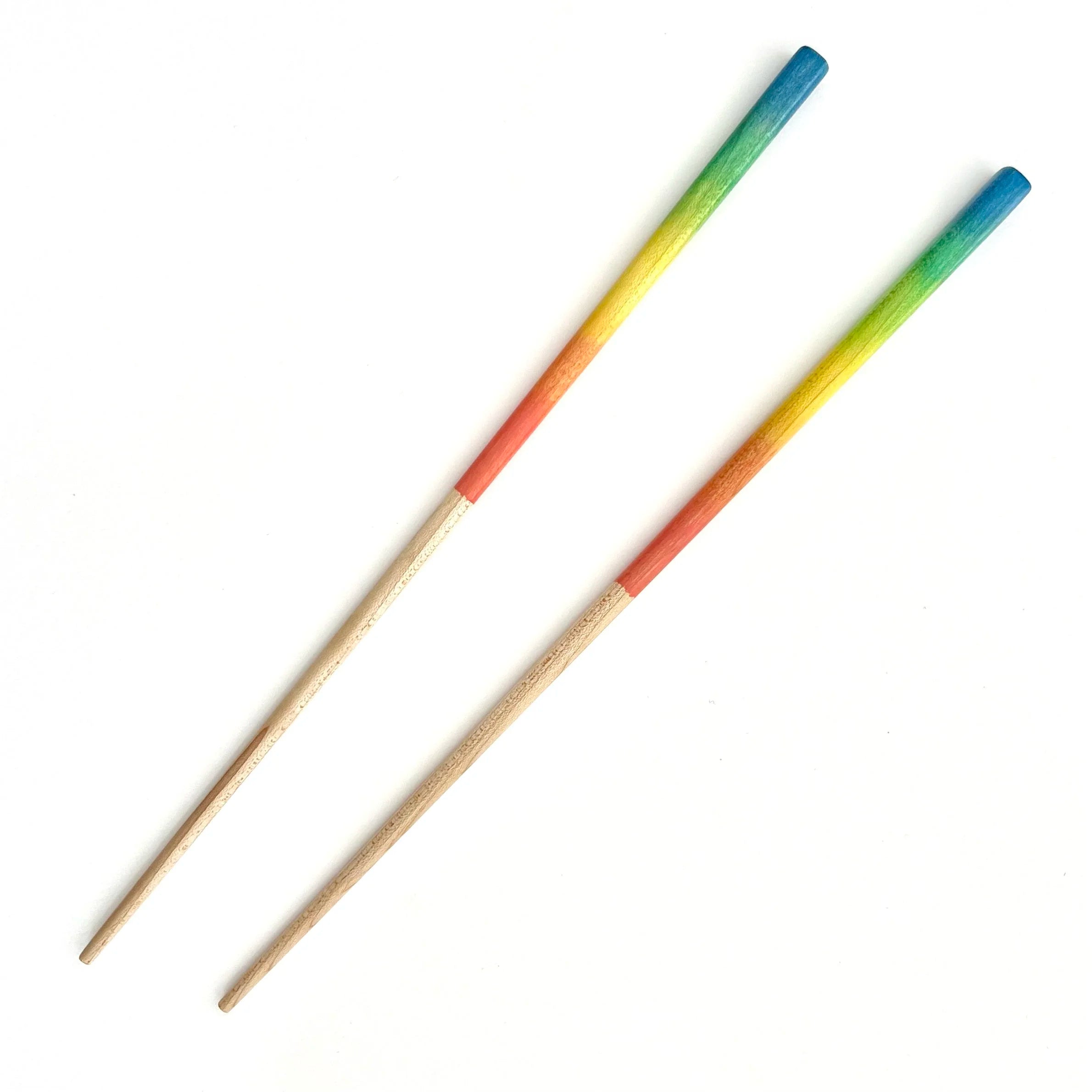 Bright Reverse Rainbow Chopsticks