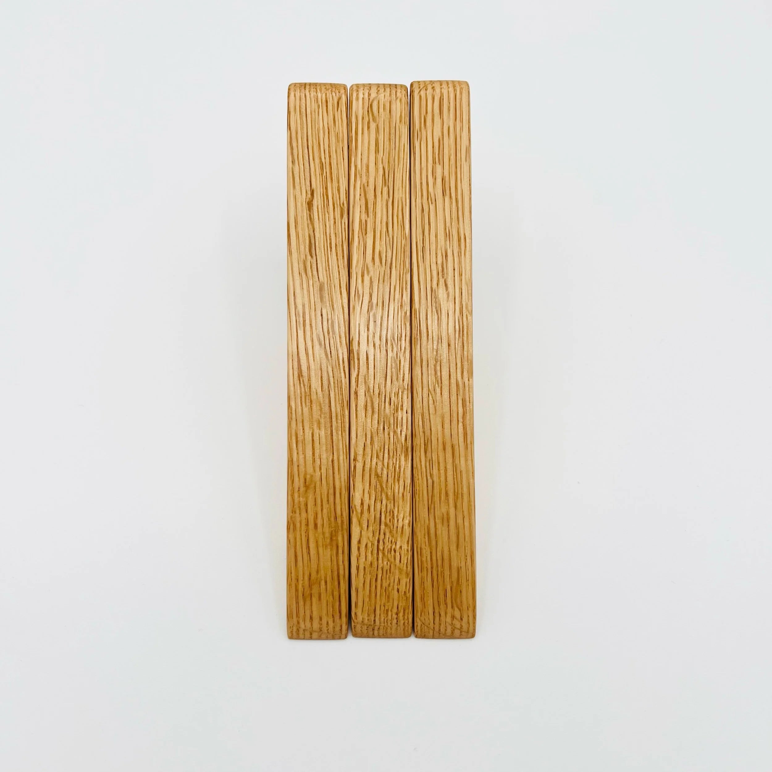 Three Red Oak Wall Hooks  #A3