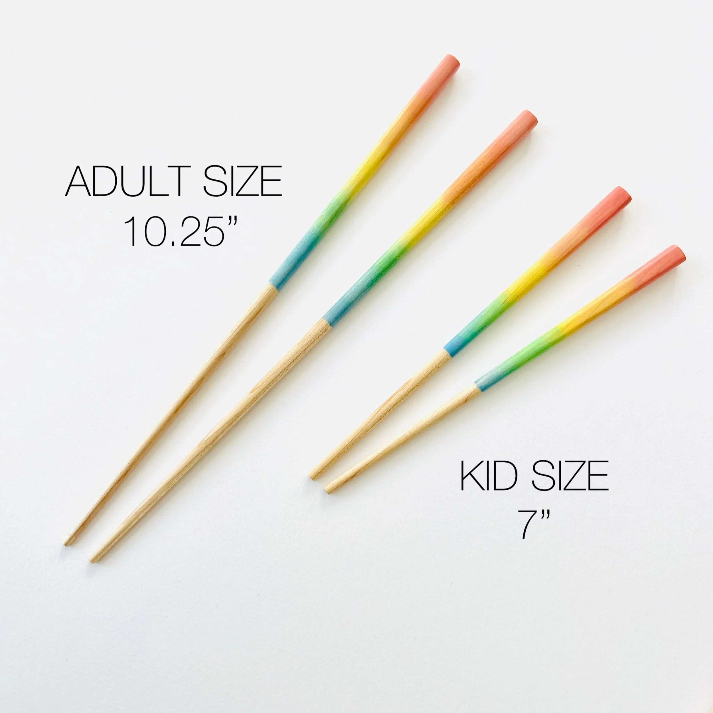 Pastel Rainbow Chopsticks - Kids