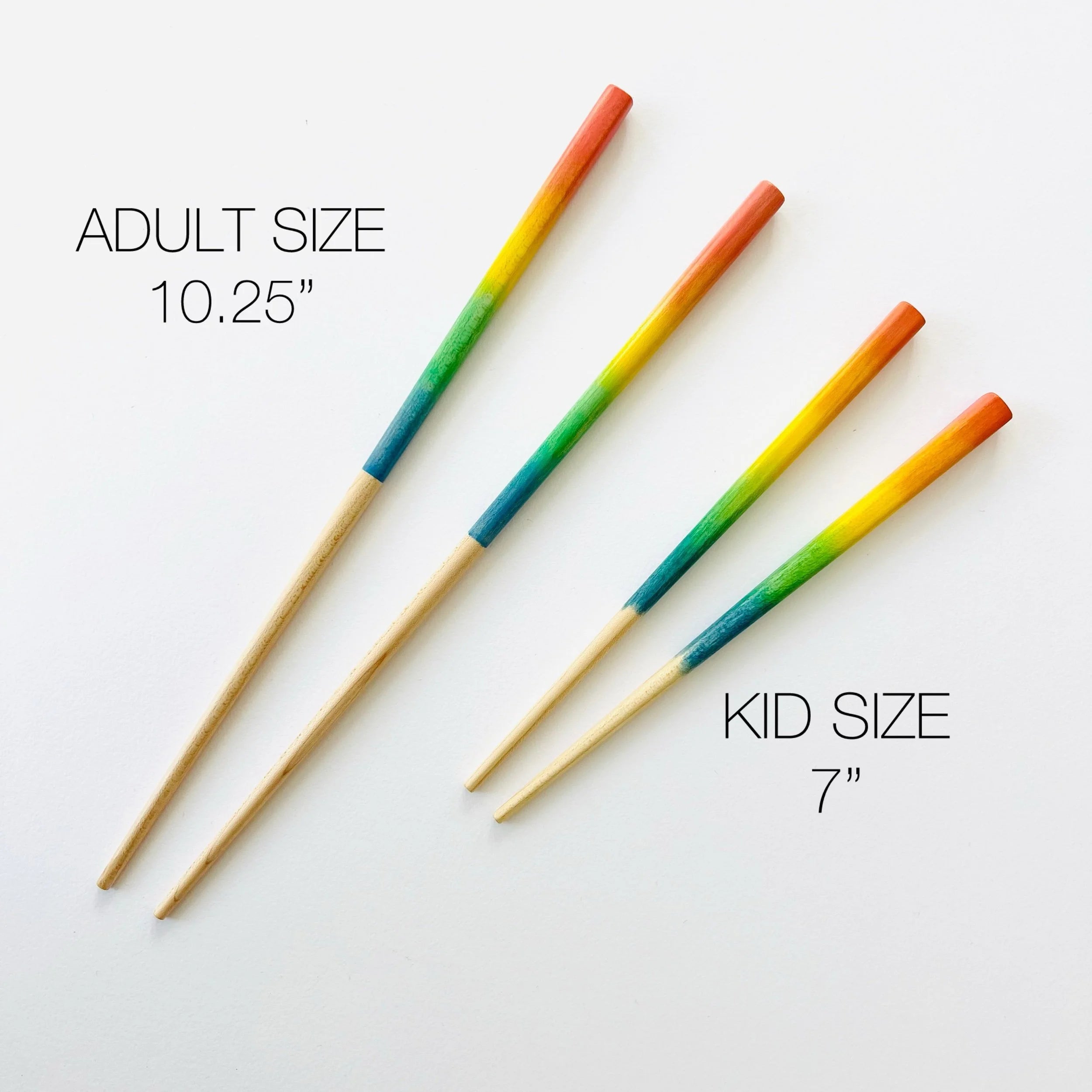 Bright Rainbow Chopsticks - Kids