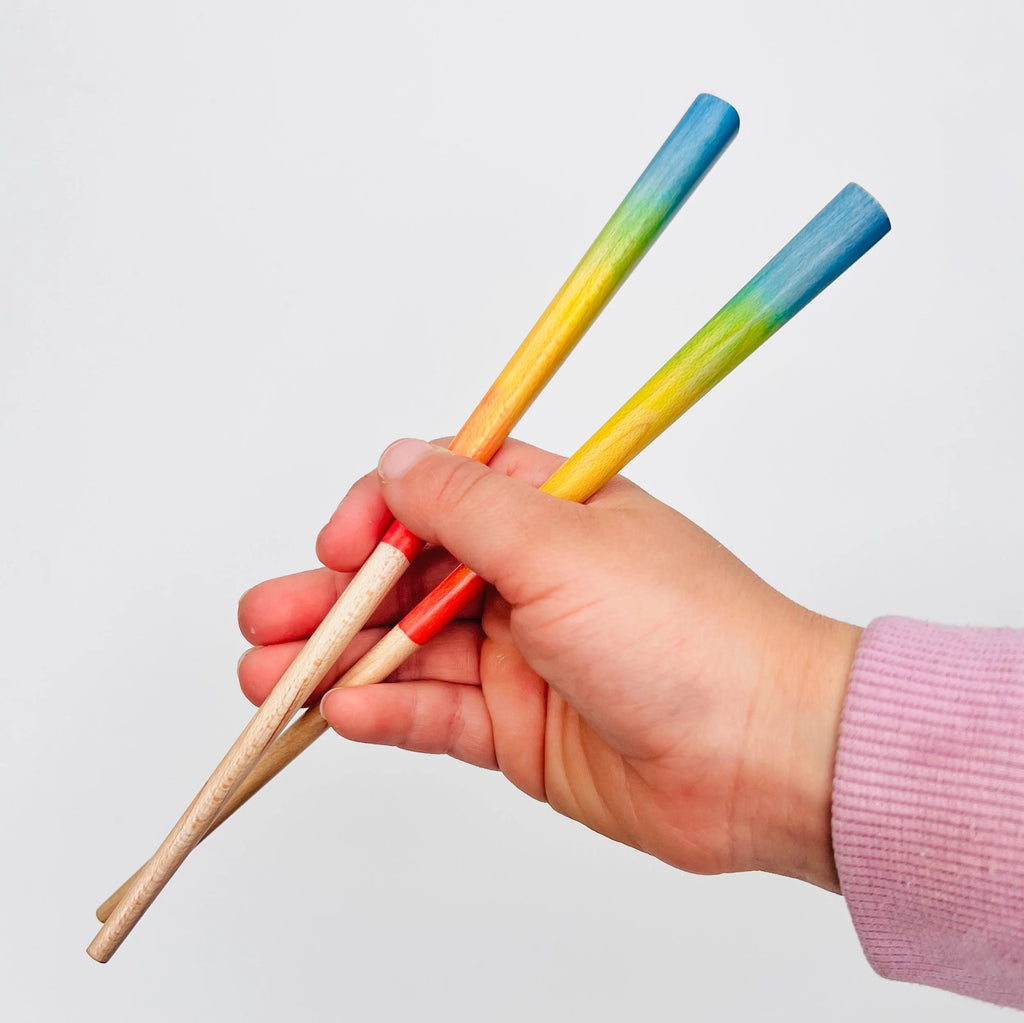 Bright Reverse Rainbow Chopsticks - Kids