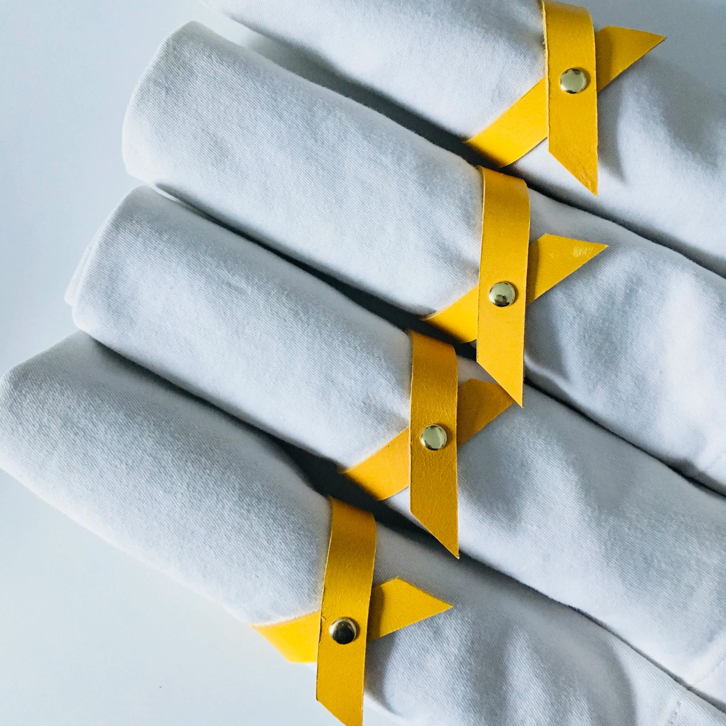 Set of 8 Sunny Napkin Rings