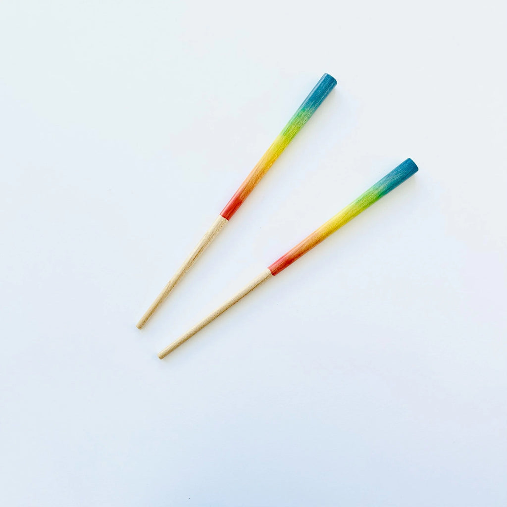 Bright Reverse Rainbow Chopsticks - Kids