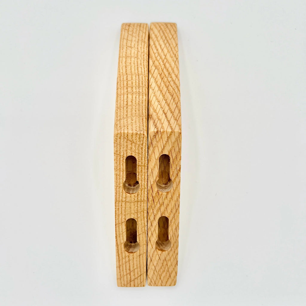 Two Red Oak Wall Hooks  #A2