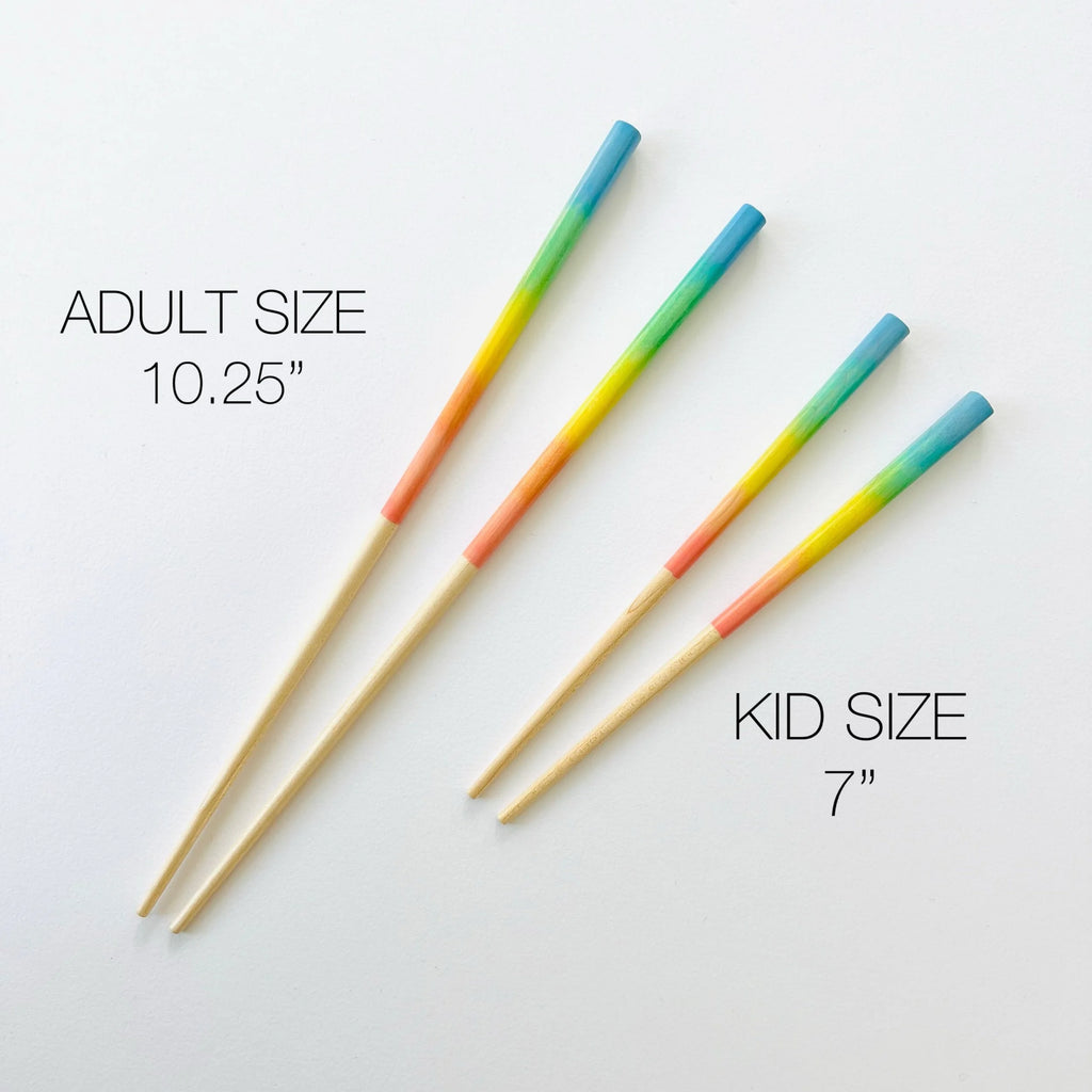 Pastel Reverse Rainbow Chopsticks - Kids