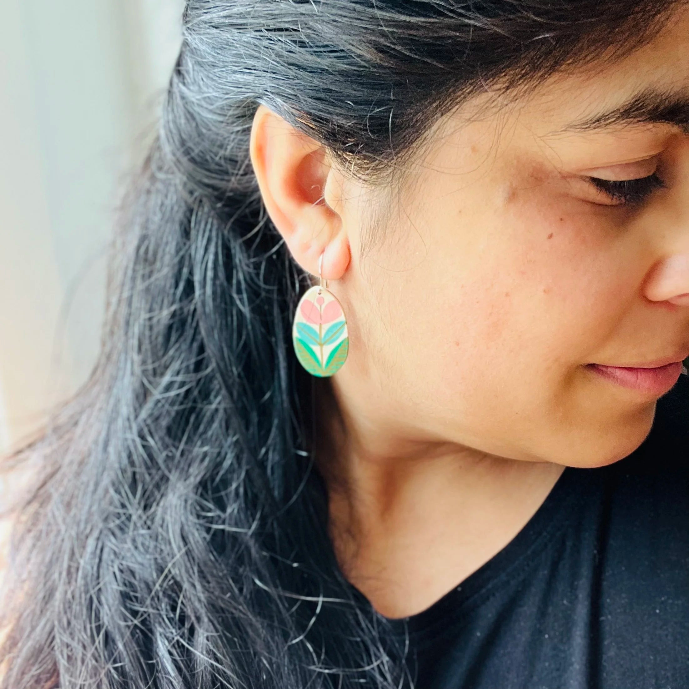 JONQUIL in Pink, Turquoise + Green