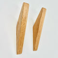 Two Red Oak Wall Hooks  #A2
