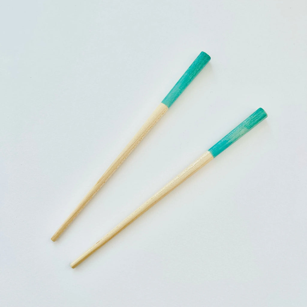 Turquoise Ombré Chopsticks - Kids