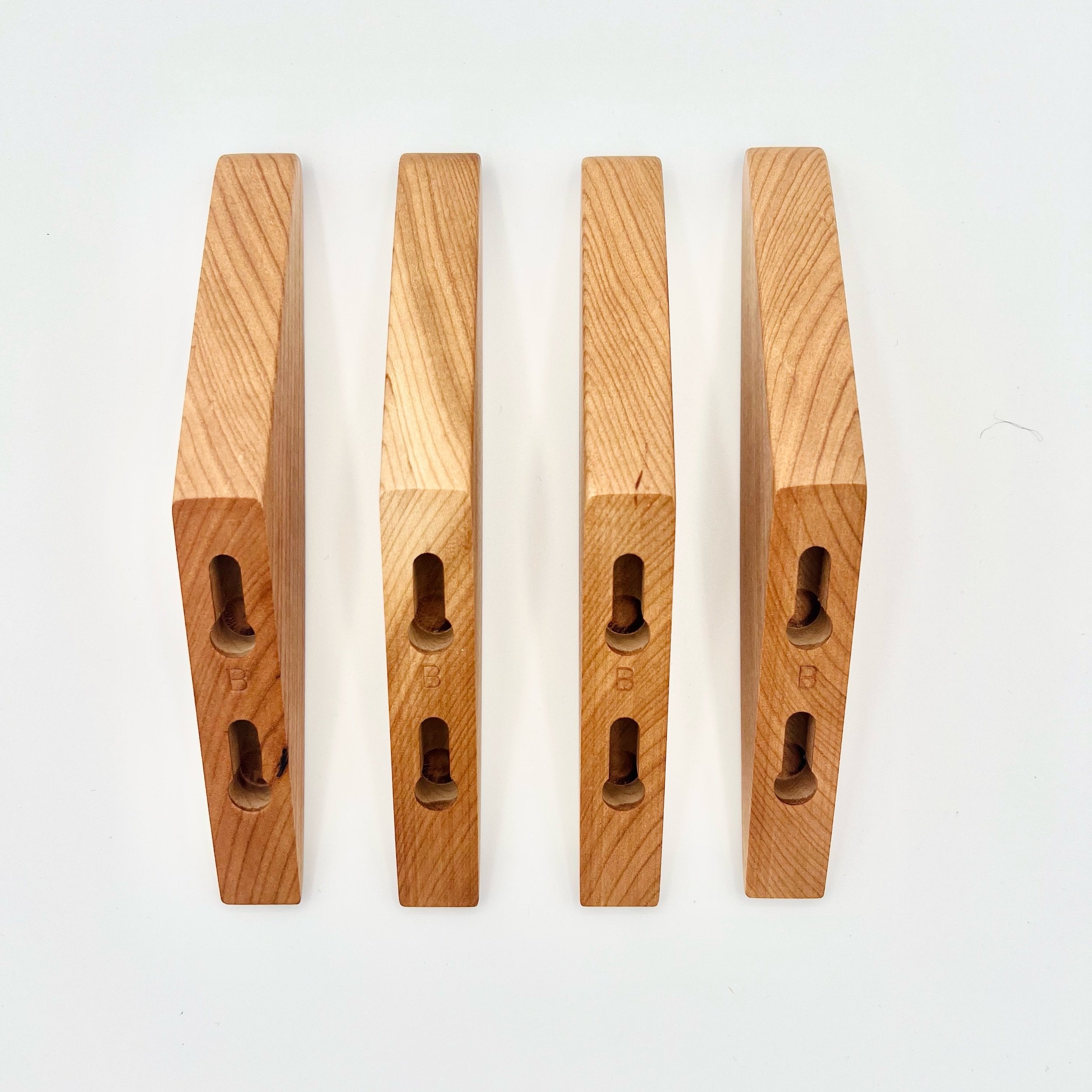 Four Cherry Wall Hooks  #B4