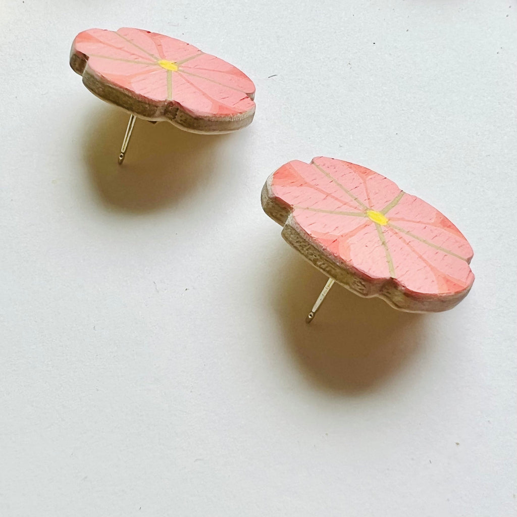 SAKURA in Coral (Studs)
