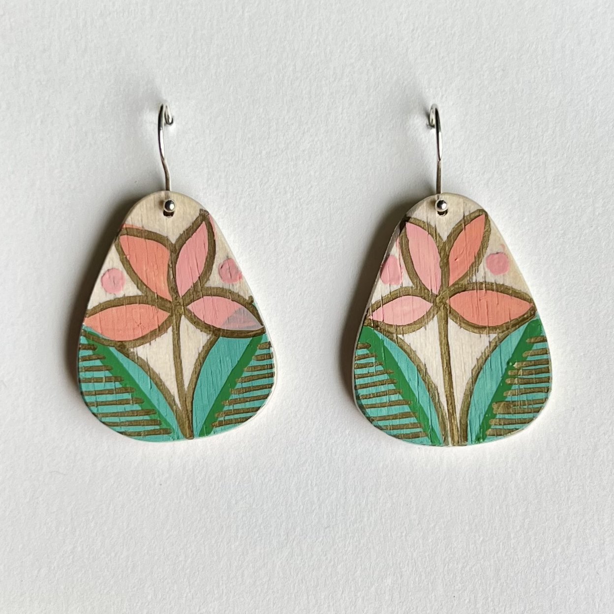 HYACINTH in Coral + Green