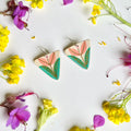 MAYFLOWER in Coral + Green