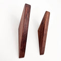 Two Walnut Wall Hooks - W2