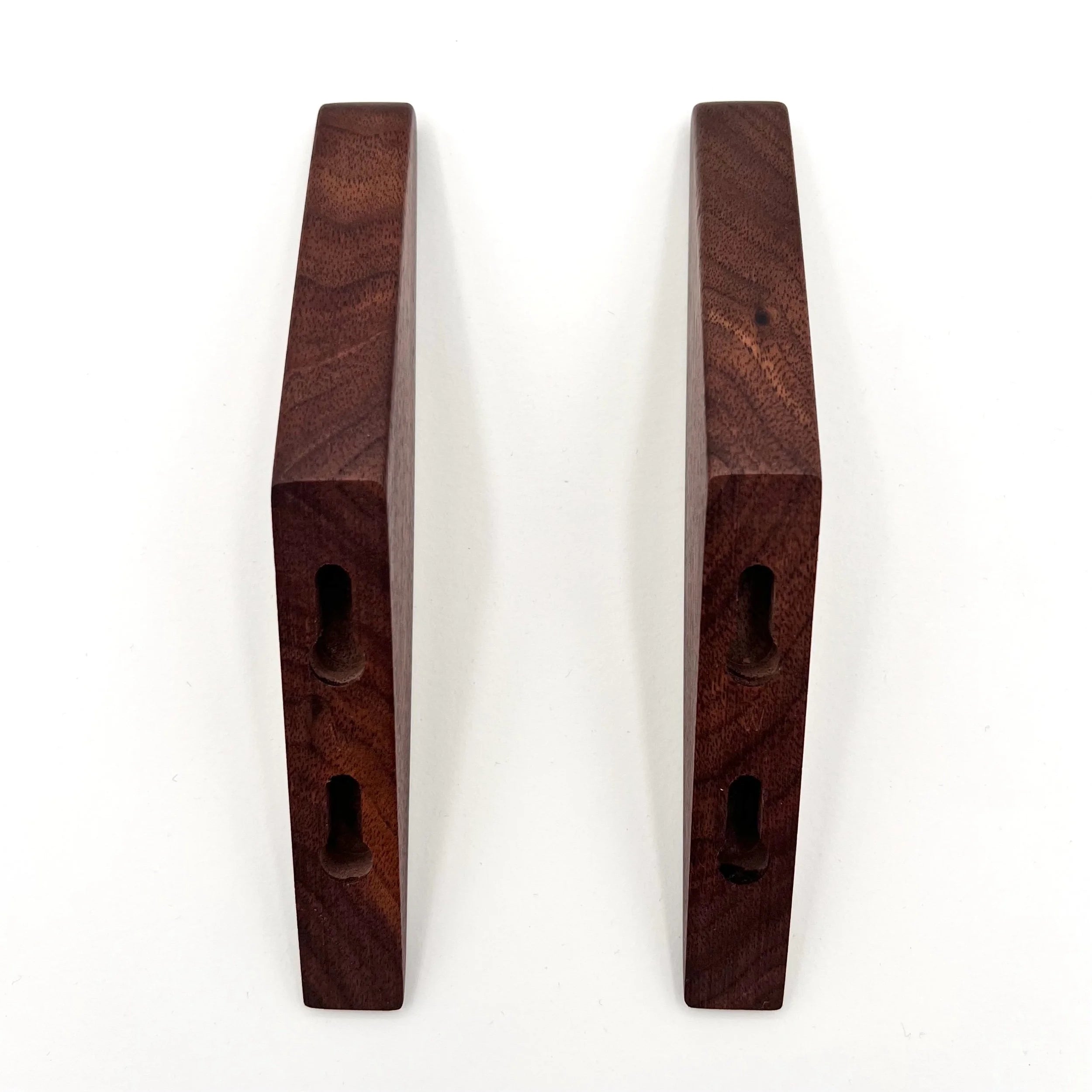 Two Walnut Wall Hooks - W2