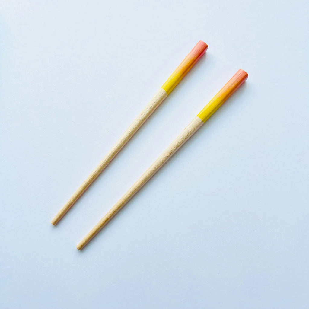 Yellow-Orange-Pink Chopsticks - Kids