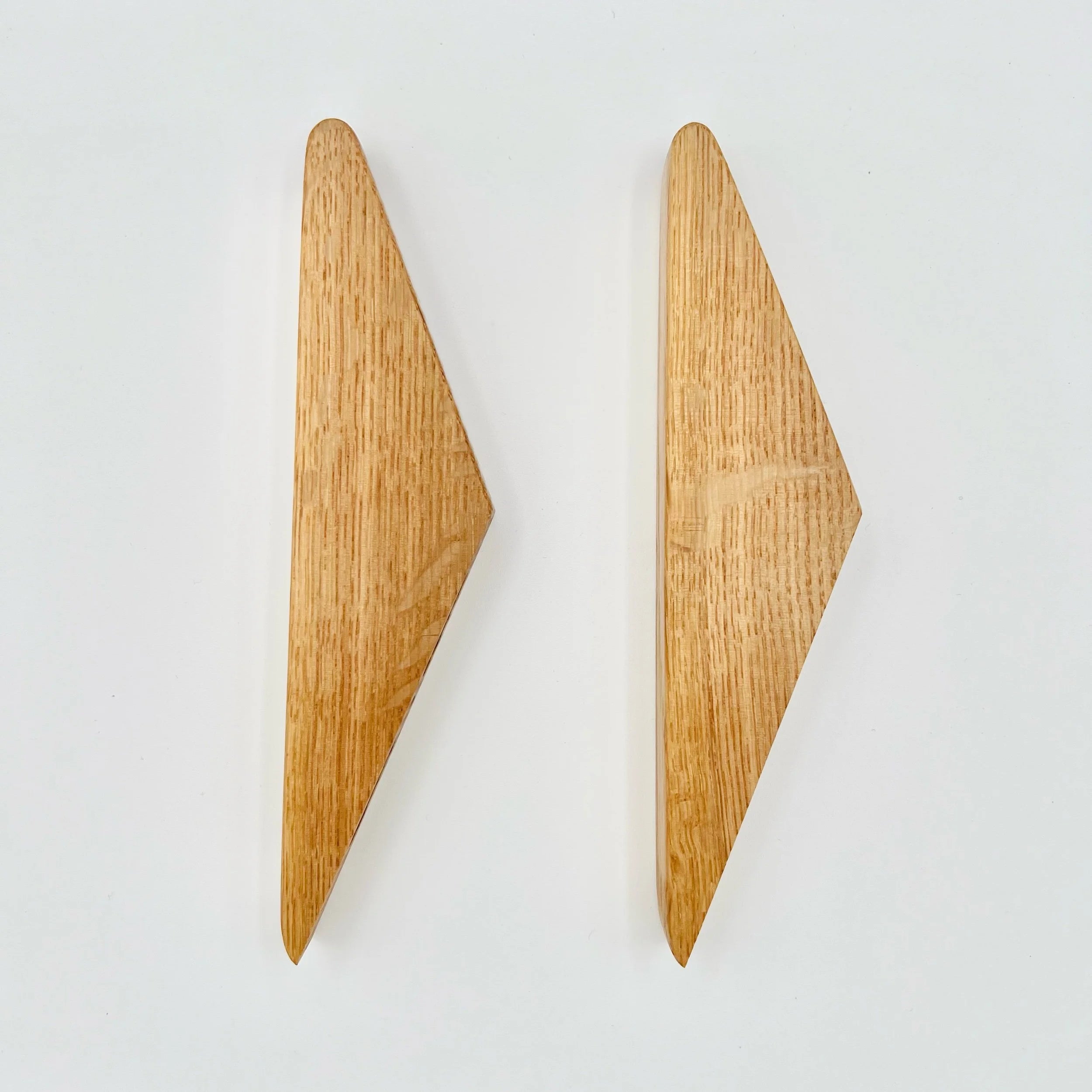 Two Red Oak Wall Hooks  #Acorn2