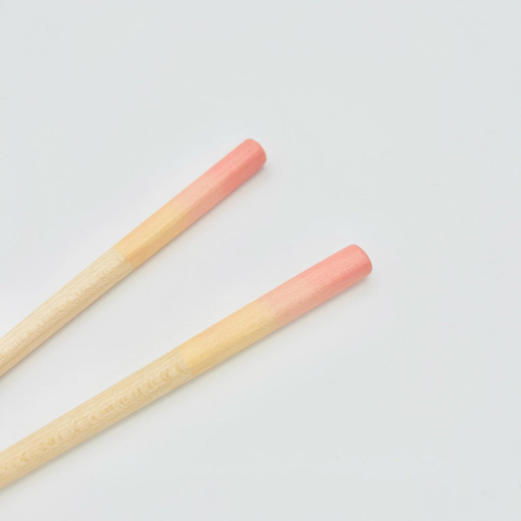 Peach Pink Ombré Chopsticks - Kids