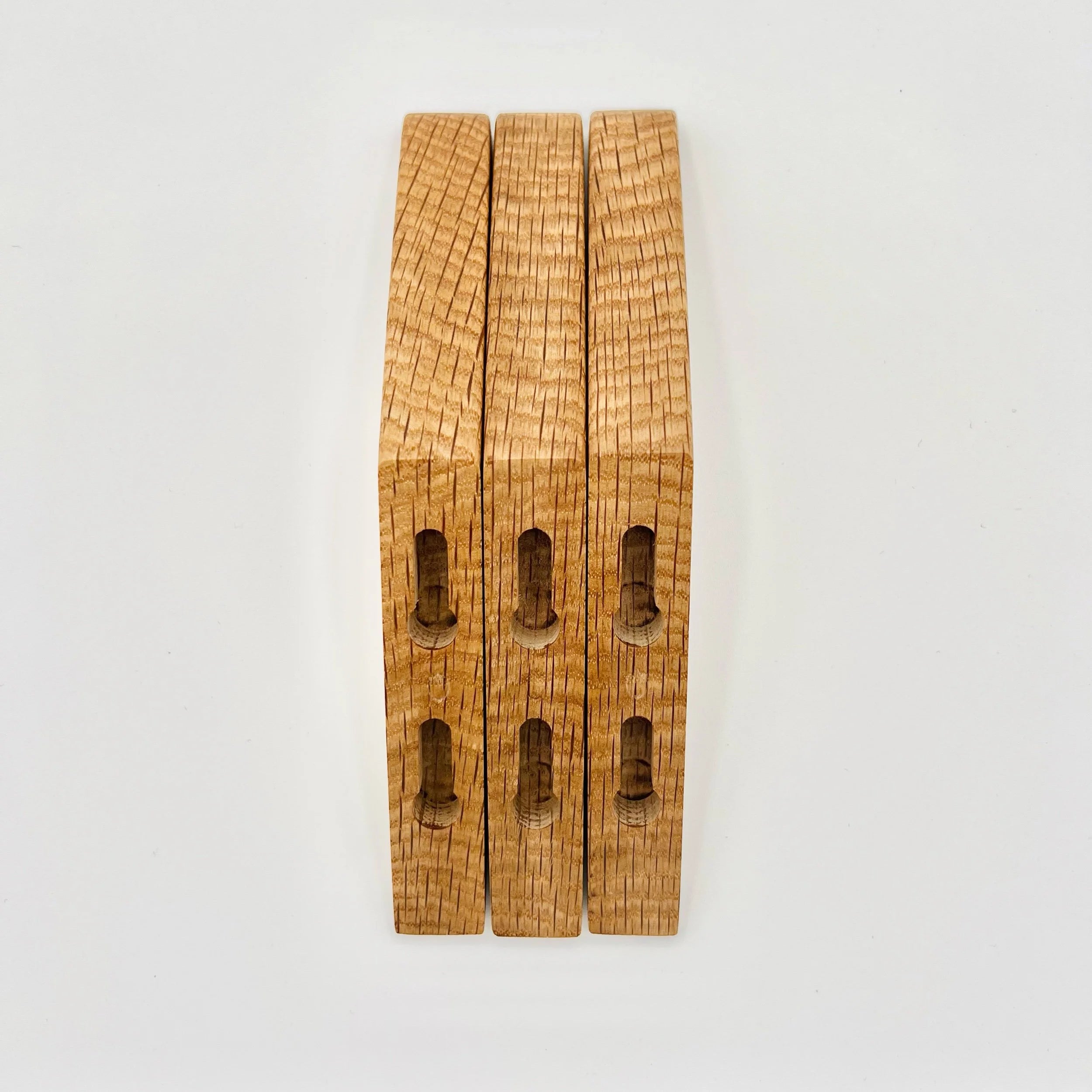 Three Red Oak Wall Hooks  #Acorn3