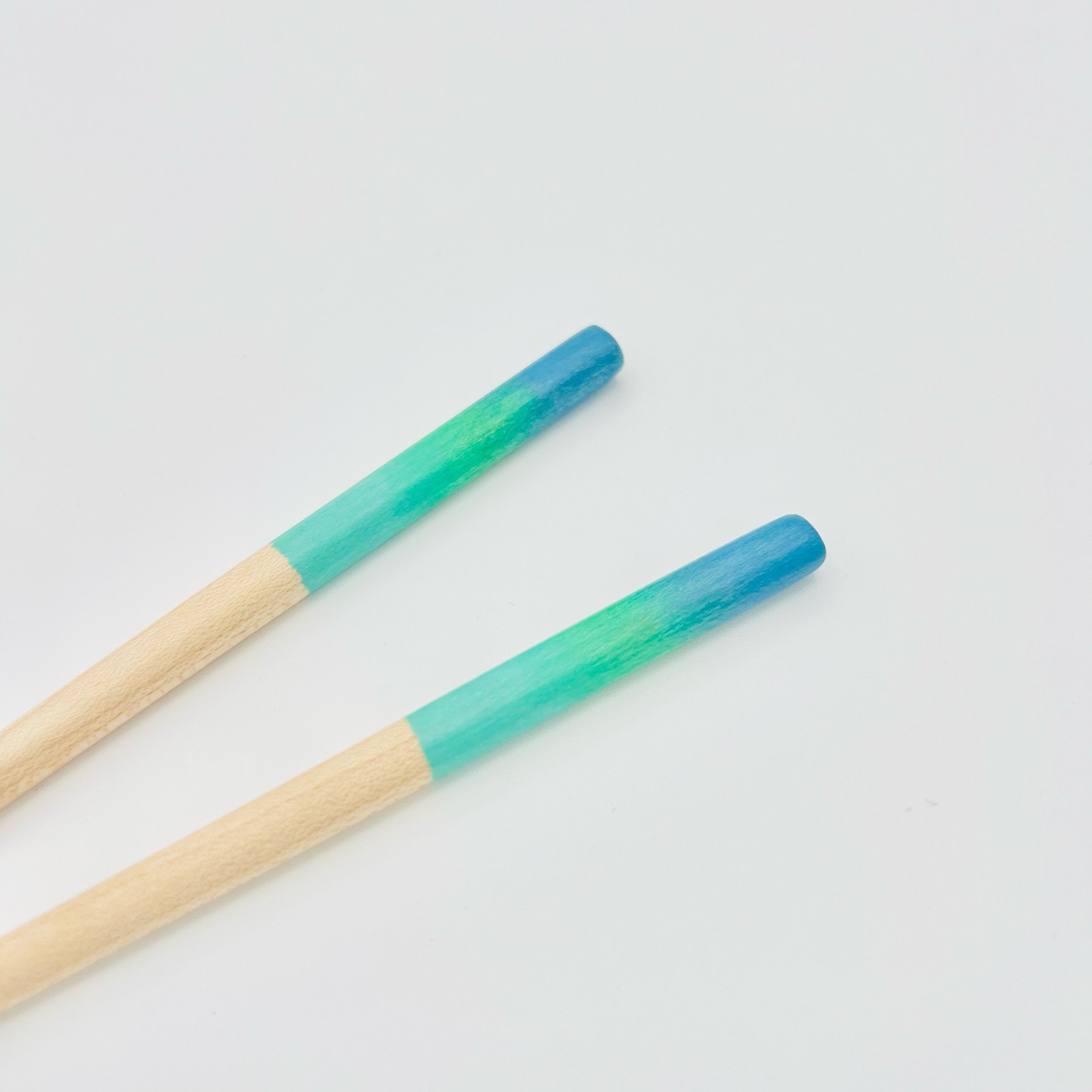Turquoise-Green-Blue Chopsticks - Kids