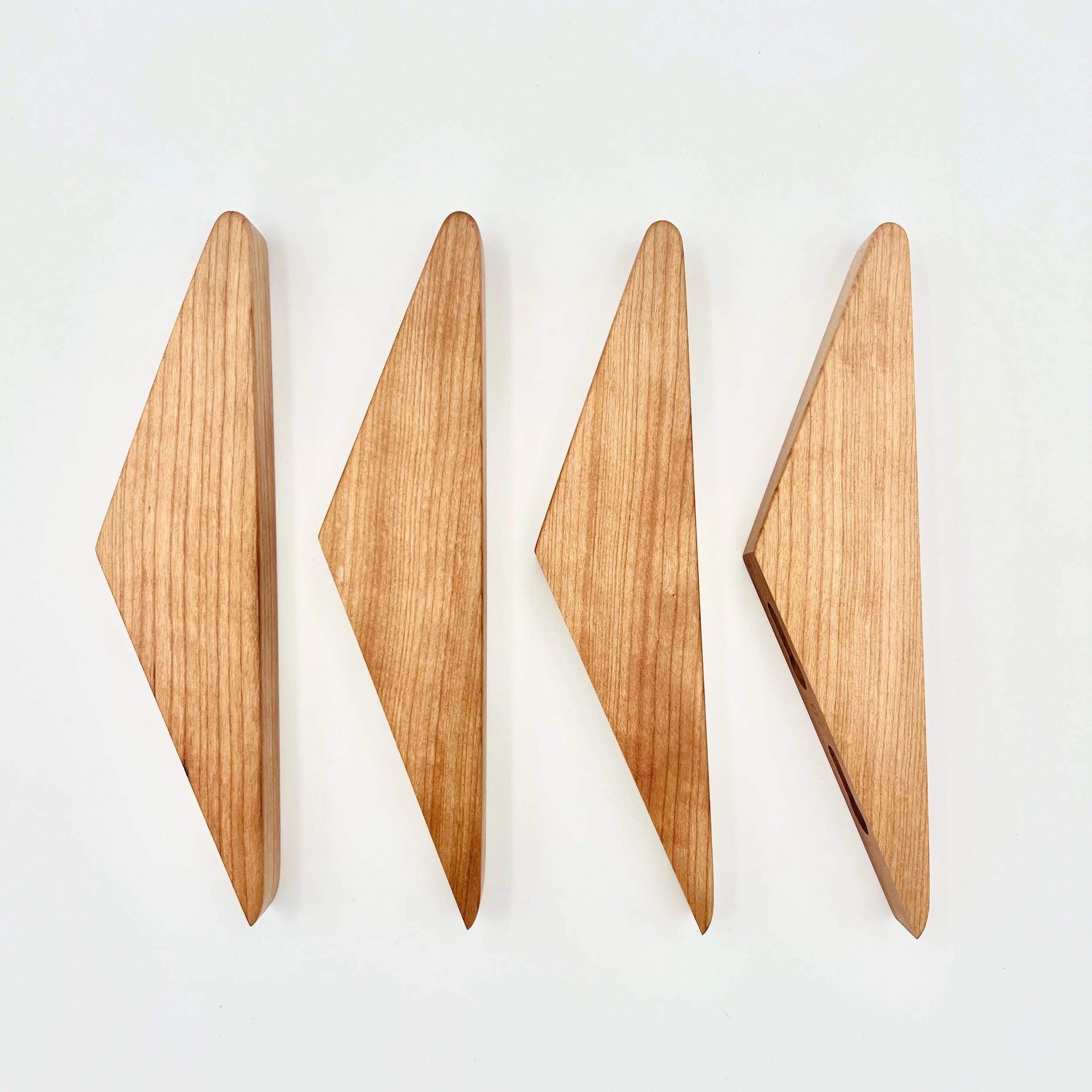 Four Cherry Wall Hooks  #B4