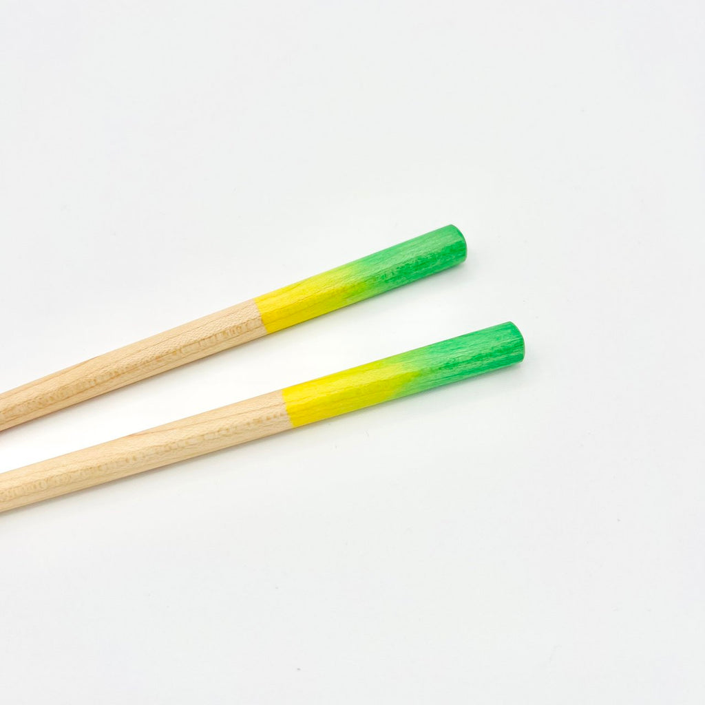 Yellow Green Ombré Chopsticks