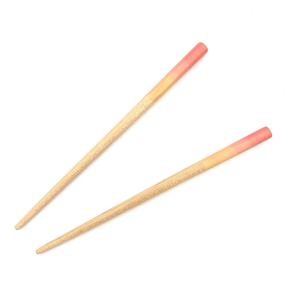 Peach Pink Ombré Chopsticks - Kids