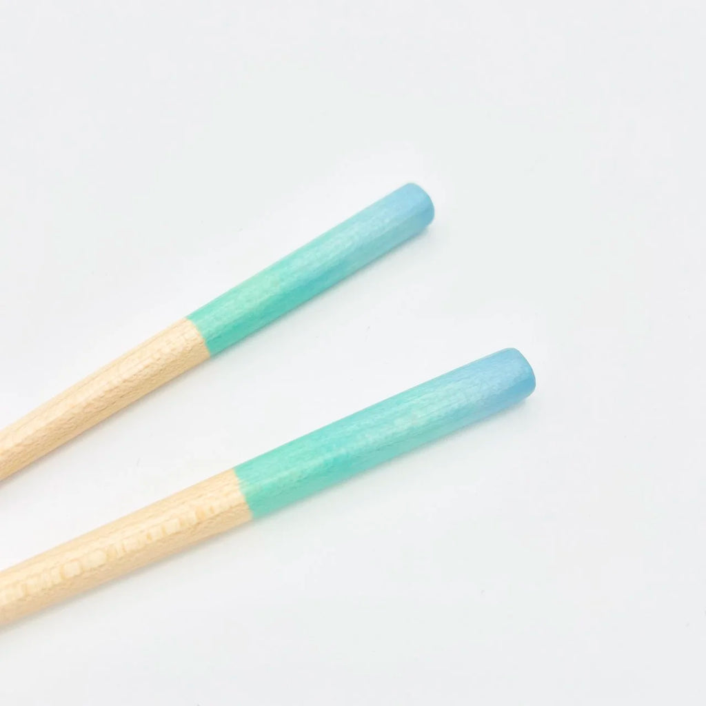 Mint-Sky Blue Ombré Chopsticks - Kids
