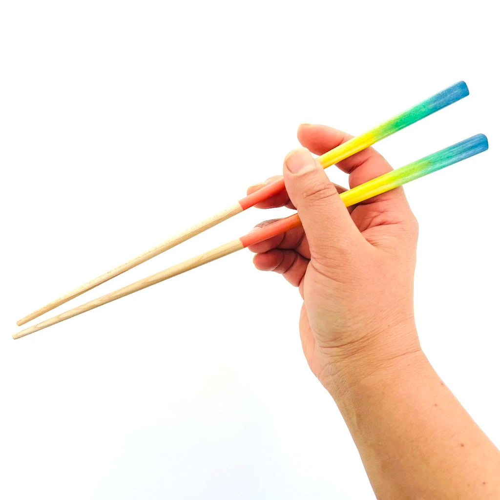 Bright Reverse Rainbow Chopsticks