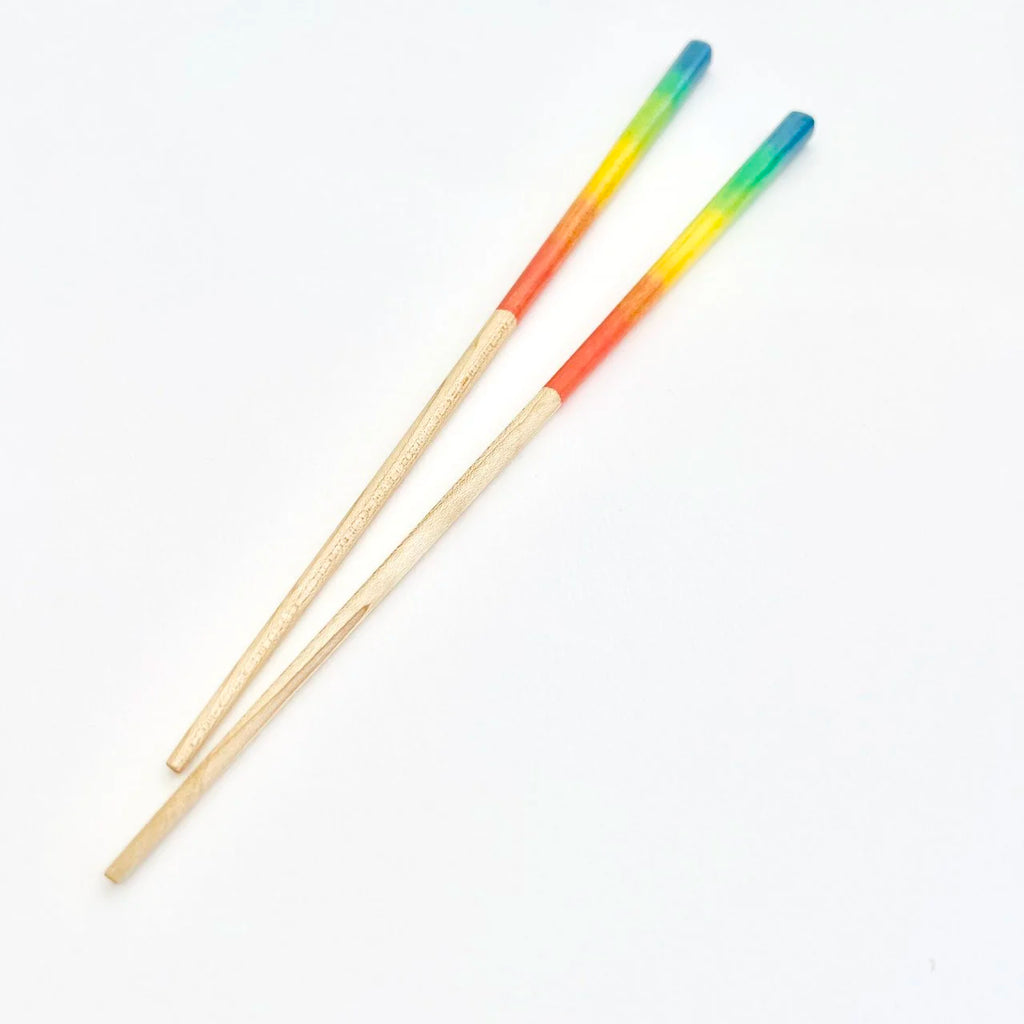 Bright Reverse Rainbow Chopsticks