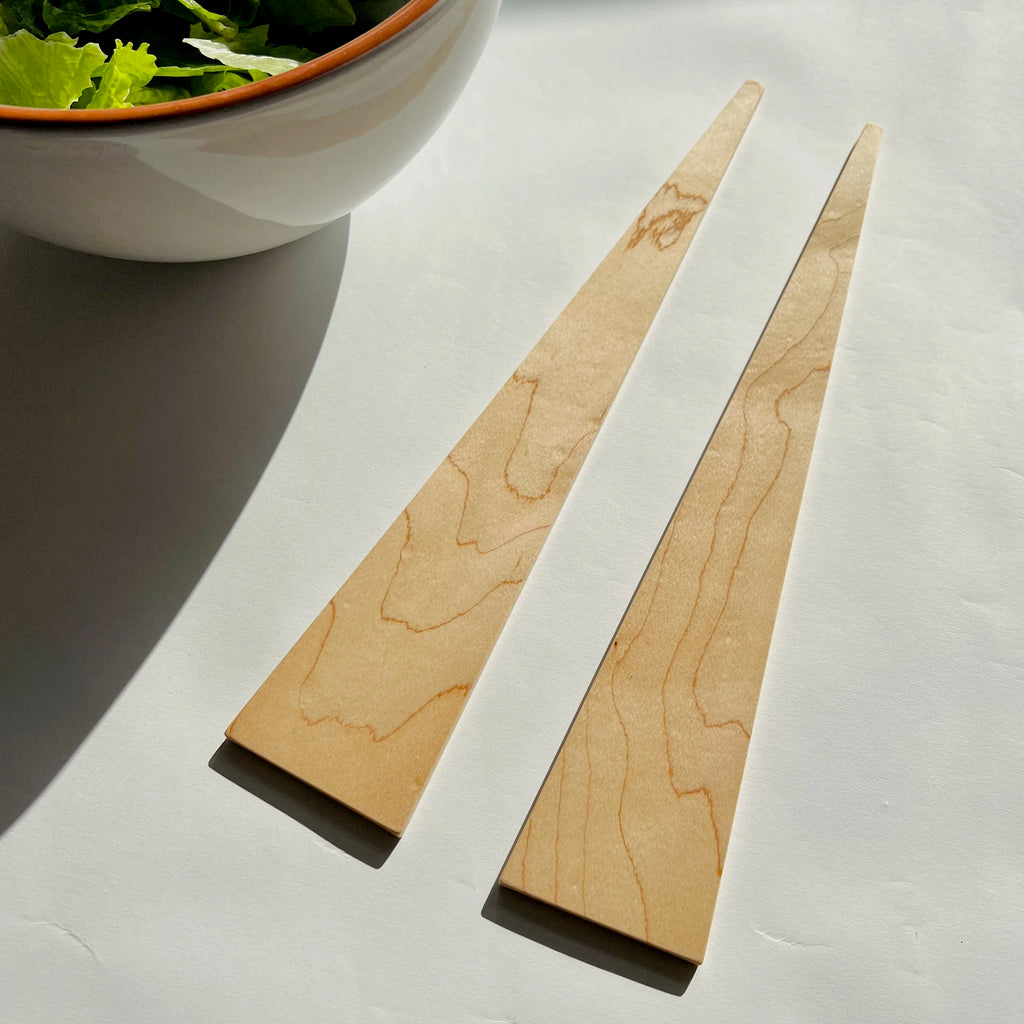 Maple Salad Servers