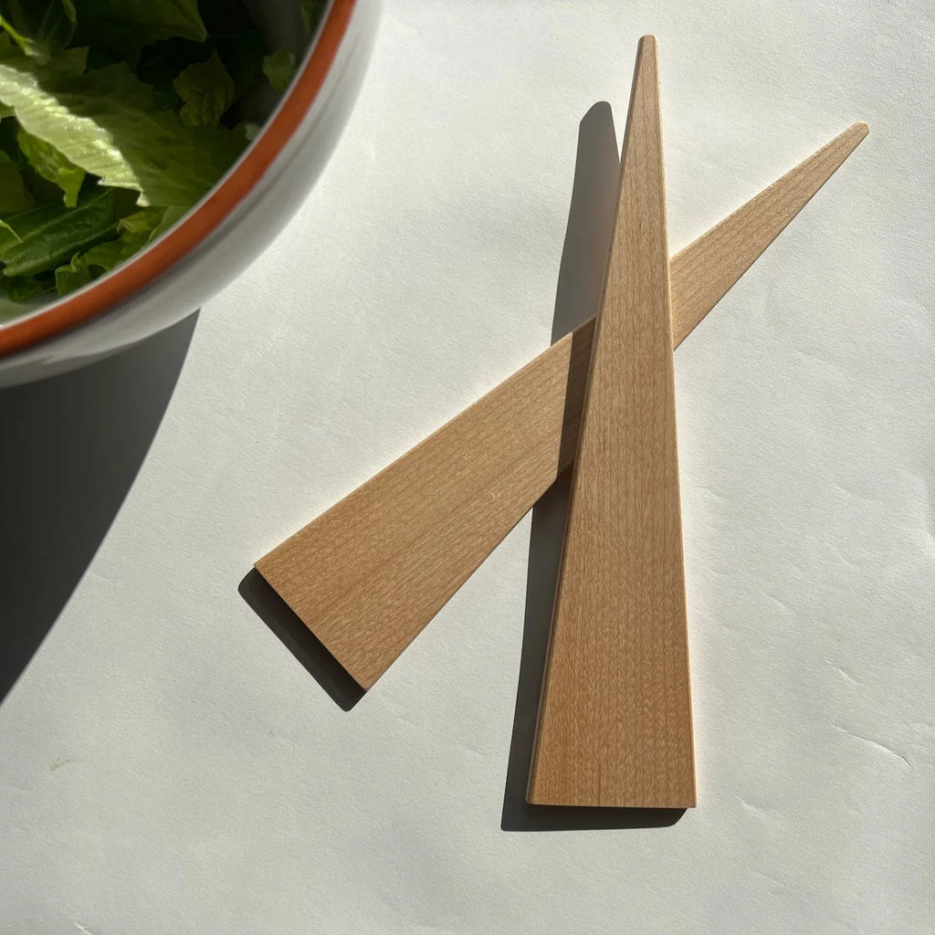 Maple Salad Servers