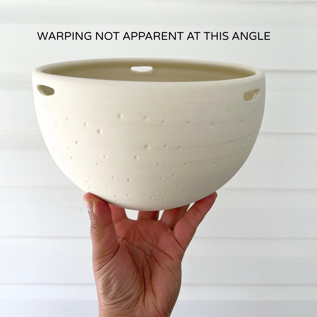 Imperfect Dotted Hanging Planter