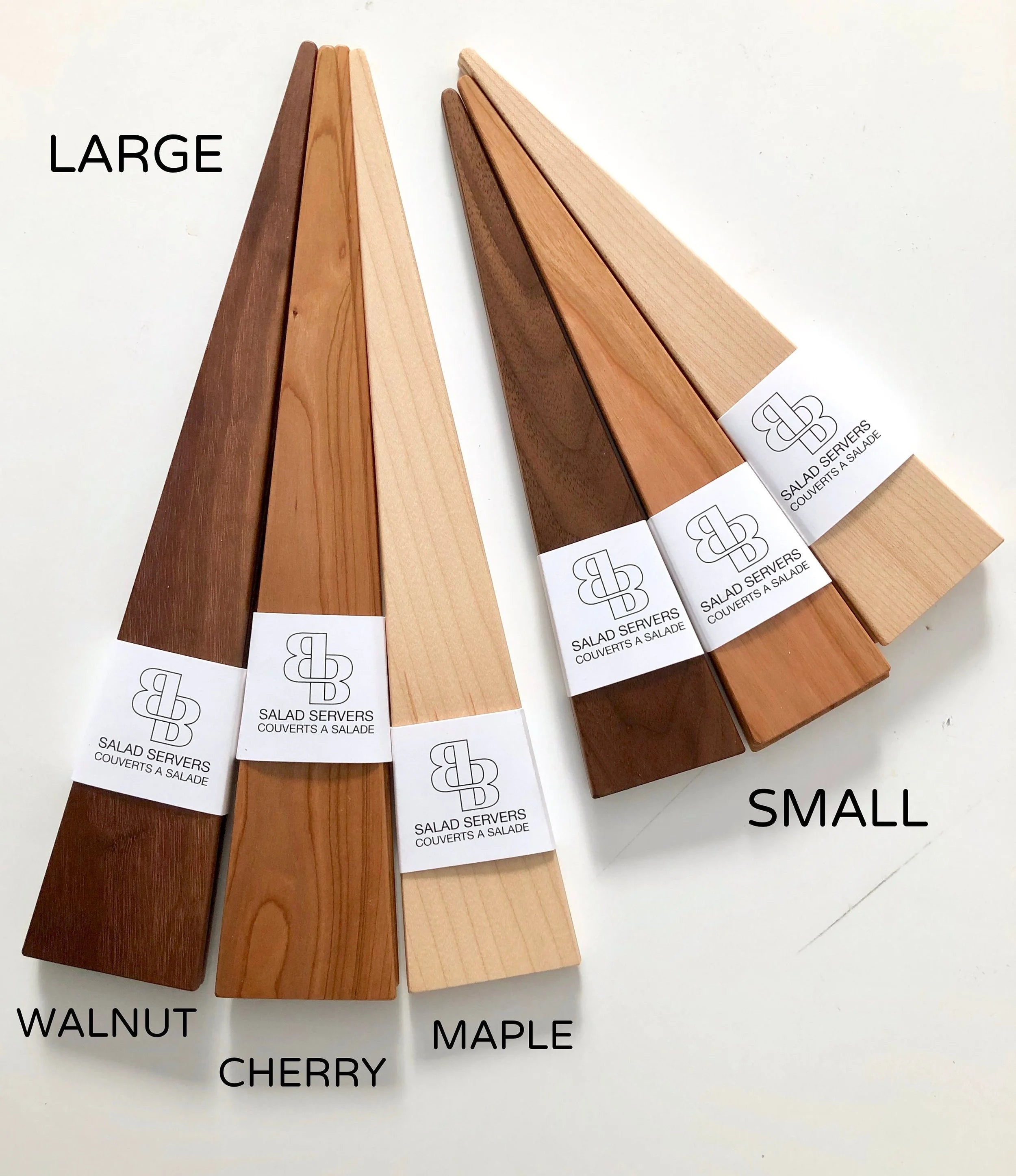 Walnut Salad Servers