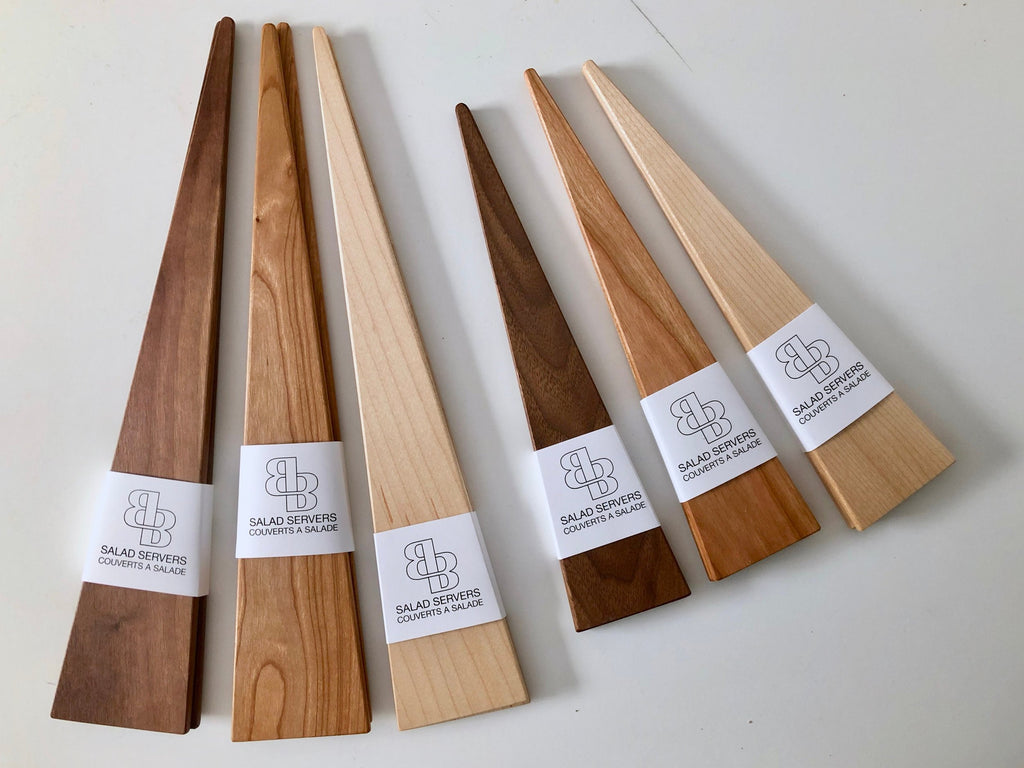 Maple Salad Servers