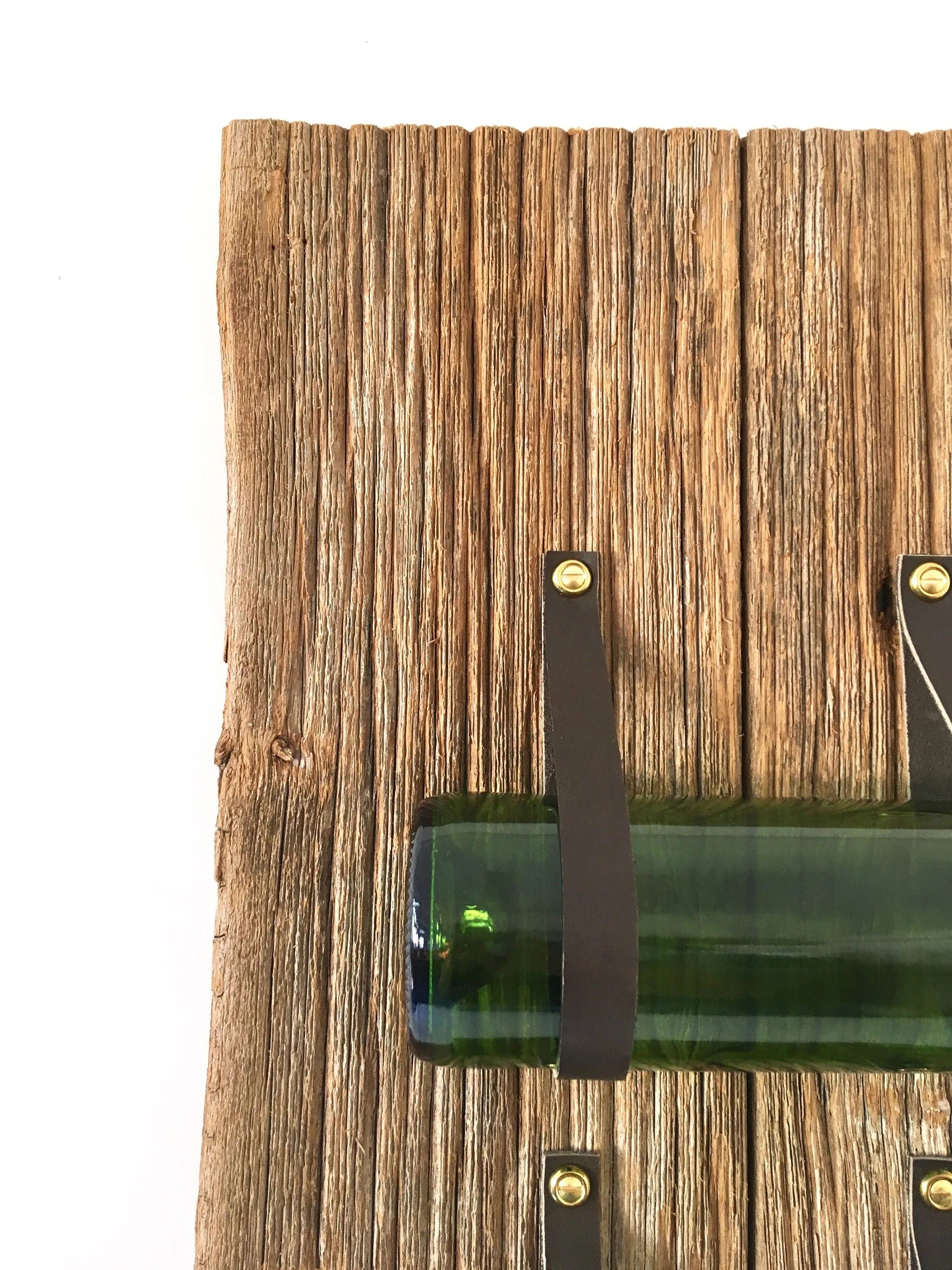 Barn wood Wine Rack No. LE4